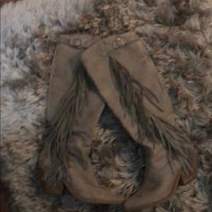 Carlos Santana Fringed Boots